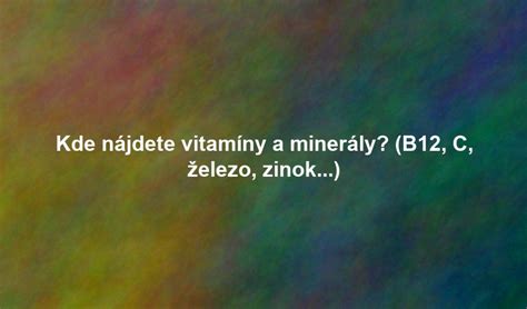 Ikonky výživových prvkov: vitamíny, vláknina, železo