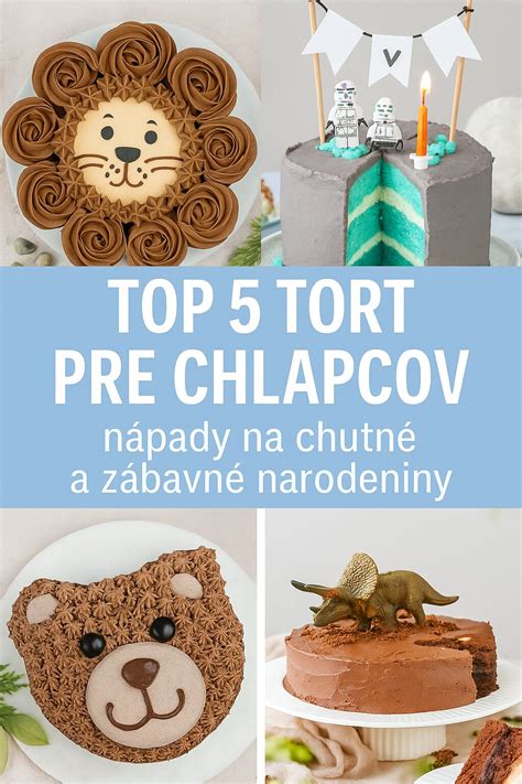 Mapa obľúbených tém tort pre chlapcov v Slovenskej republike