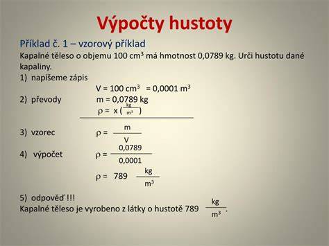 Schéma vzťahu hrúbky, rozmerov a hustoty pri výpočte hmotnosti plechu