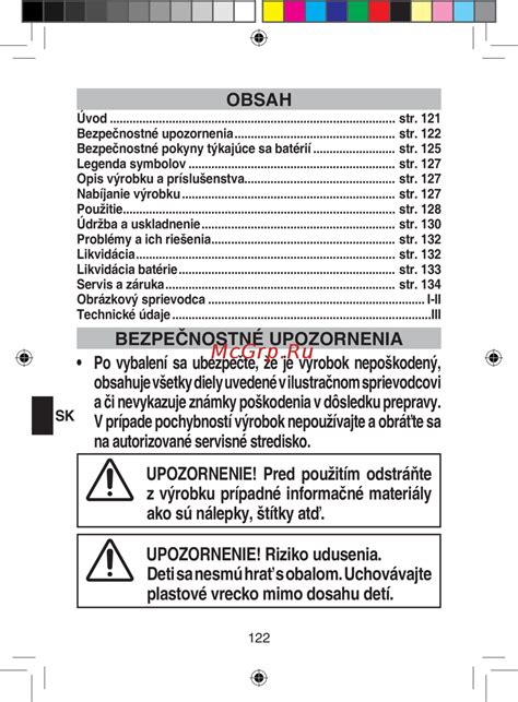 Bezpečnostné upozornenia a správne používanie rúry