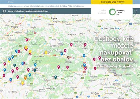 Mapa: Sieť obchodov ponúkajúcich kačicu v akcii