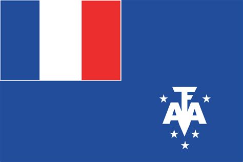 Obrázok: Mapa Francúzskych južných a antarktických území (TAAF) a hlavné dištrikty