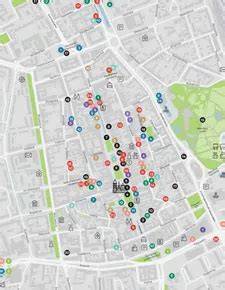 Mapa Košíc so zobrazením top pizzerií s pomerom cena/kvalita