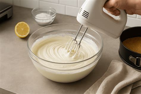 Krémová plnka na cheesecake