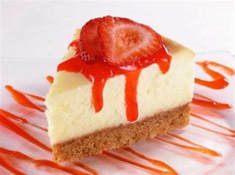 Cheesecake po dopečení a vychladnutí