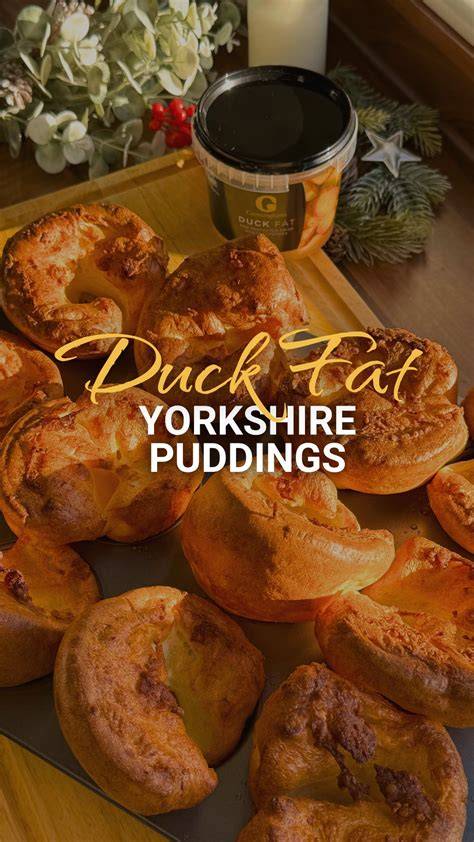 Yorkshire puddings nafúknuté do zlatista na plechu