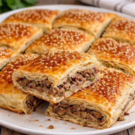 Schéma vrstvenia börek
