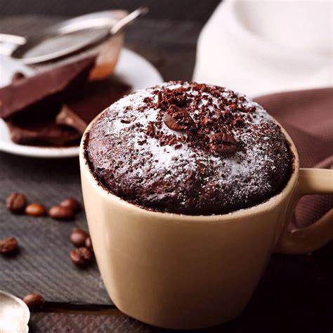 Infografika: postup prípravy mug cake v mikrovlnke