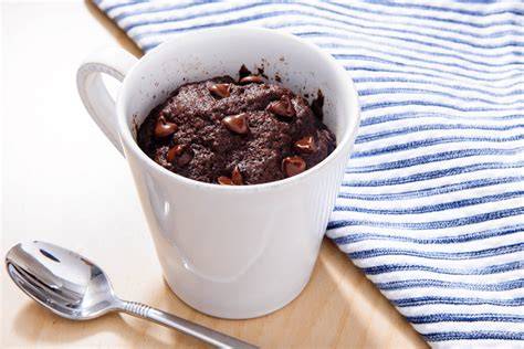 Čokoládový mug cake - ilustrácia prípravy