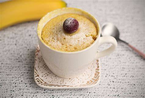 Banánový mug cake - foto
