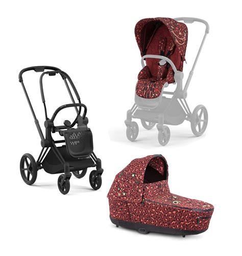 Infografika kompatibility CYBEX: autosedačky, základne, kočíky