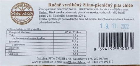 Výživové hodnoty celozrnného ražného chleba
