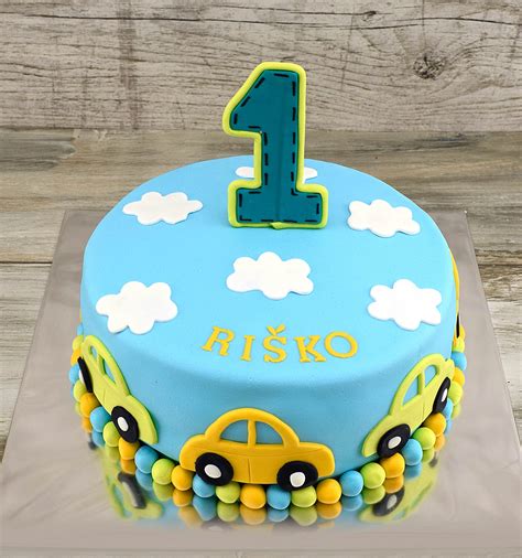 Torta pre chlapca s motívom vláčika