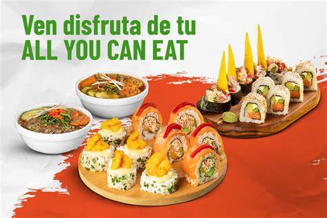 Informačná infografika: All You Can Eat sushi výber