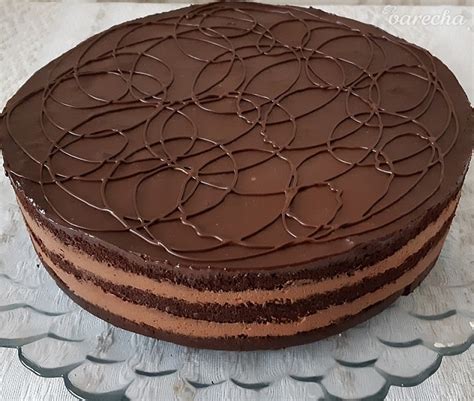 Zamatová čokoládová torta