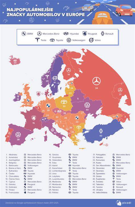 Mapa rozloženia bezlepkových produktov v Európe a odkaz na certifikované značky