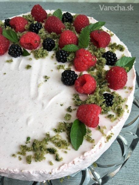 smotanovo-malinová torta