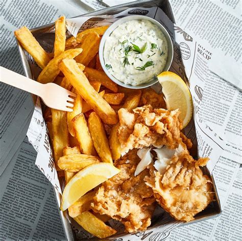 Ilustrácia pokrmu Fish and Chips
