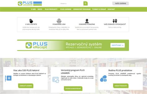 Mapa elektronických služieb pre eRecept a PLUS eRecept