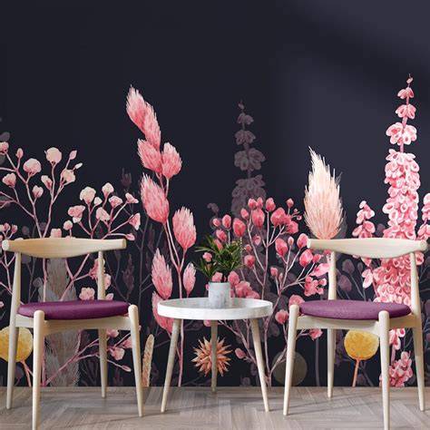 Decoratívne makové struky na paličke a žabky v zelenej a ružovej farbe - vizuál záhradnej výzdoby