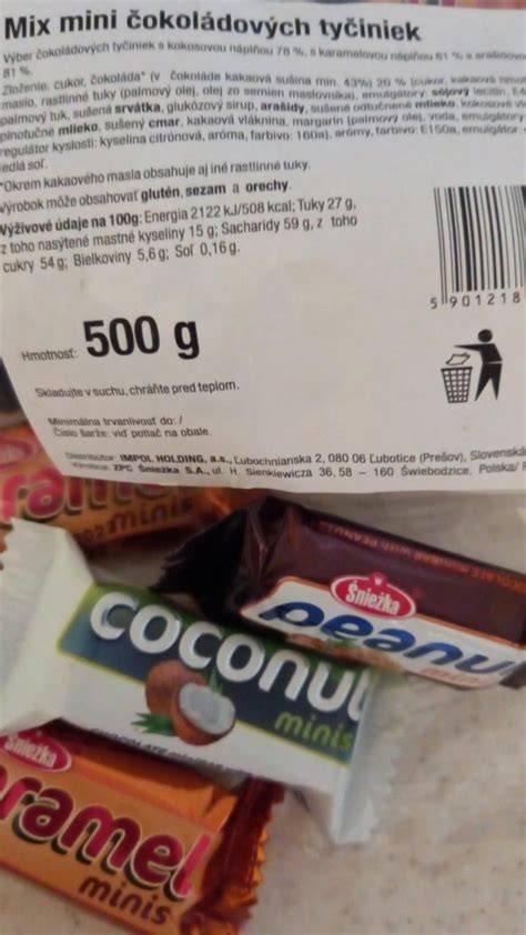 Tabuľka porovnania čokoládových dukátikov