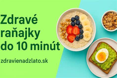 Rôzne tipy na zdravé raňajky - vizuálna mapa