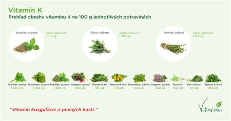 Infografika: Rozloženie vitamínu K1 a K2 v potravinách a ich hlavné zdroje