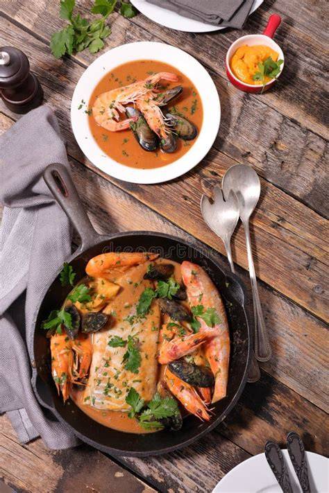 Fotografia Bouillabaisse a morskych plodov