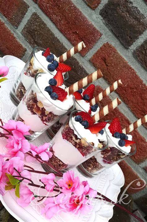 Obrázok: vrstvené poháre s mascarpone krémom