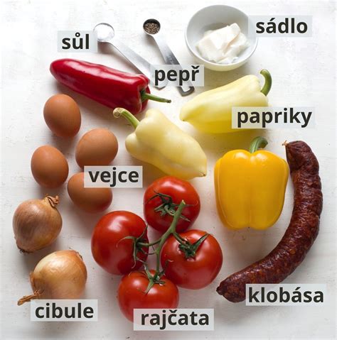 Suroviny na lečo