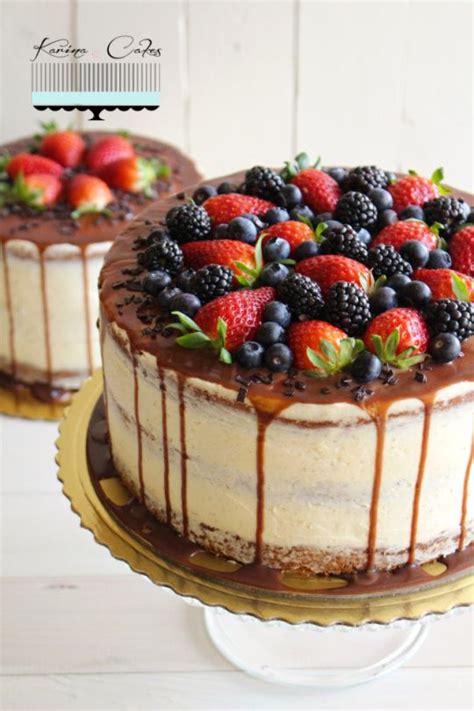 Príklad vrstvenej ovocnej torty s mascarpone