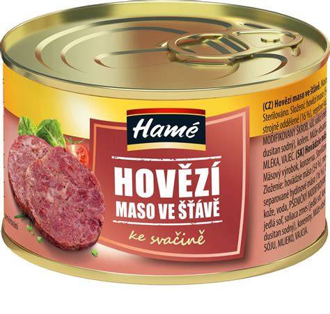 Infografika: využitie zaváraného mäsa vo vlastnej šťave v jedlách