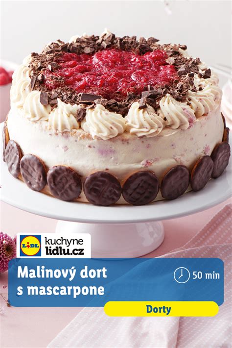 Infografika: vrstvený malinový brownie s mascarpone