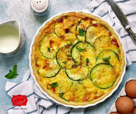 Bezlepkový quiche s cuketou a feta syrom