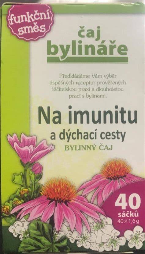 Graf účinkov lipového čaju na imunitu a dýchací systém