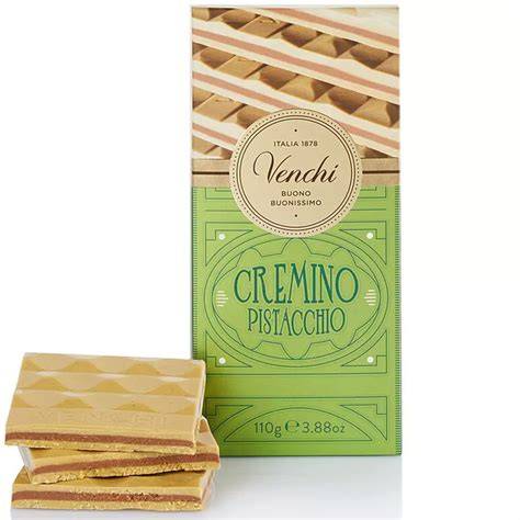 Tabuľka porovnania zložení bielej čokolády Vivani, Ritter Sport a Venchi Cremino Pistacchio