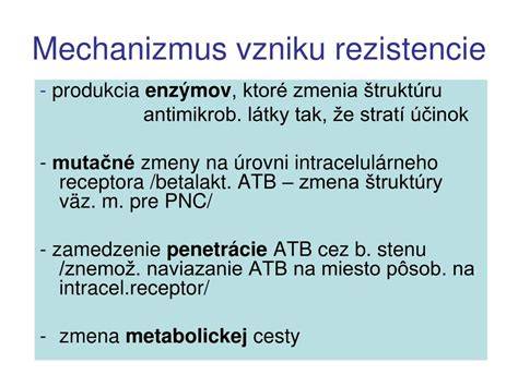 ilustrácia: mechanizmus vzniku antibiotickej rezistencie