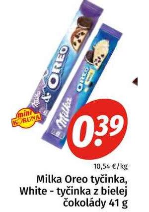 Graf výživovej hodnoty bielej čokolády s Oreo na 100 g