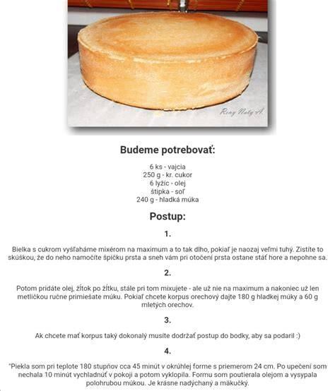 Infografika: Ako pripraviť dokonalý piškótový korpus a mascarpone krém