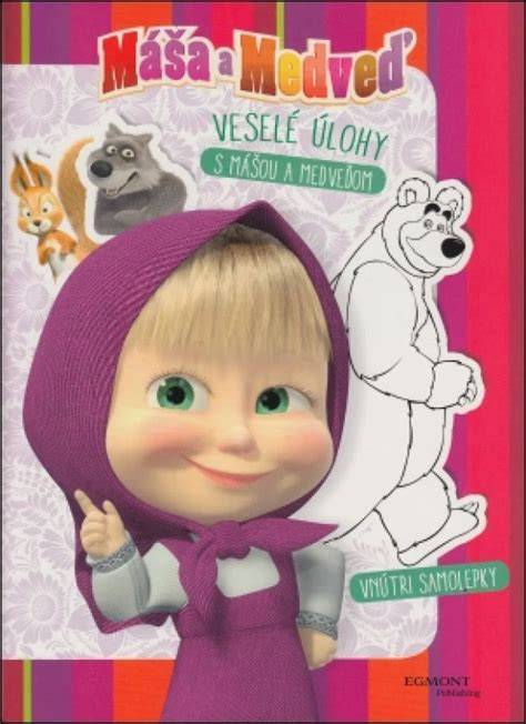 Príklad tlače na jedlú oplátku s Mášou a medveďom
