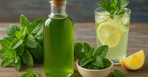 Infografika: Ako vyrobiť mätový sirup krok za krokom
