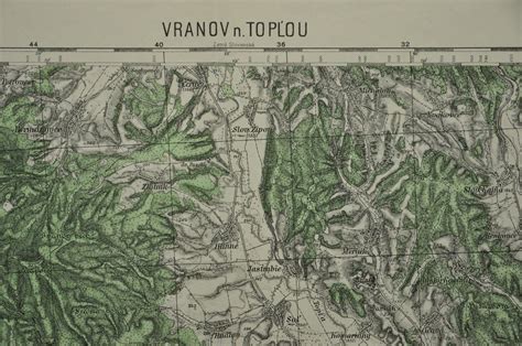 Mapa regiónu Vranov nad Topľou a prítomnosť daňového úradu