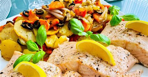 Čerstvý losos na tanieri