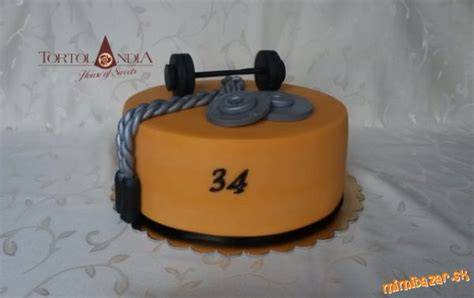 Motívna torta pre športovca