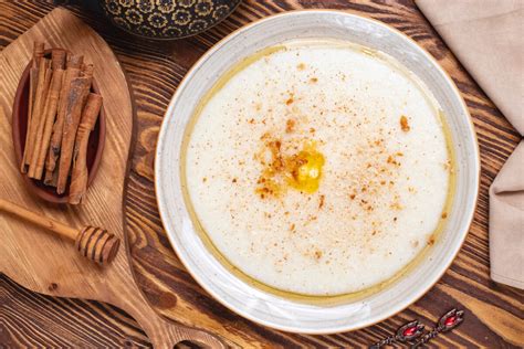 Vizualizácia ingrediencií na prípravu krupicovej kaše