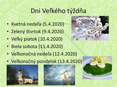Infografika: Veľkonočný týždeň a symboly jedál