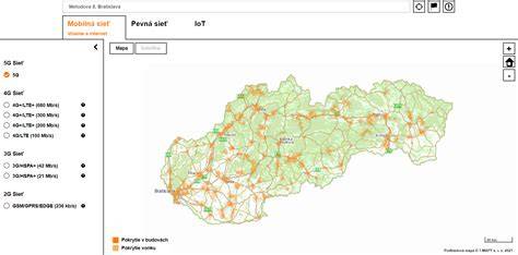Mapa distribučných sietí a označení kvality na Slovensku