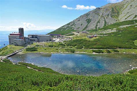 Schéma prístupových trás: Skalnaté Pleso, Lomnický štít a výstupové trasy