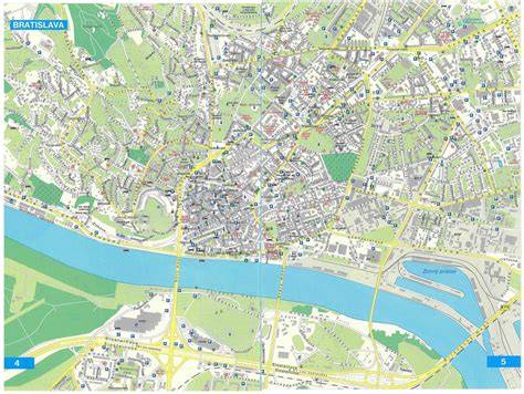Mapa: Bratislava - vybrané pekárne s pezivom a kváskom
