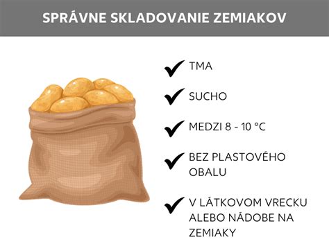 Infografika: Správne teploty skladovania zemiakov